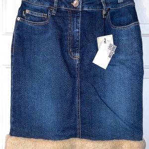 Love Moschino Shearling Skirt